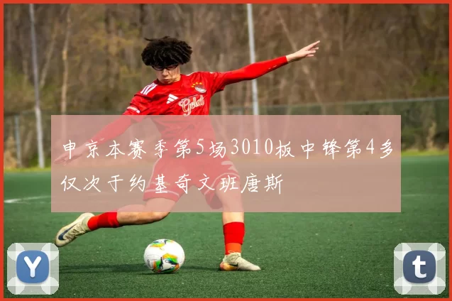 申京本赛季第5场3010板中锋第4多仅次于约基奇文班唐斯